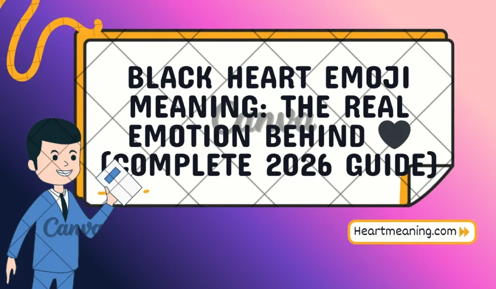 black heart emoji meaning