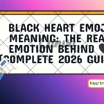 black heart emoji meaning