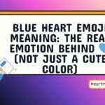 blue heart emoji meaning