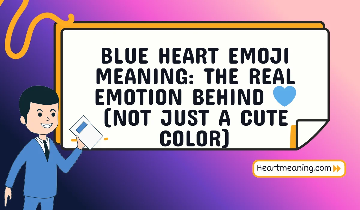 blue heart emoji meaning
