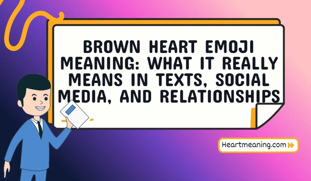 brown heart emoji meaning