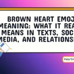 brown heart emoji meaning