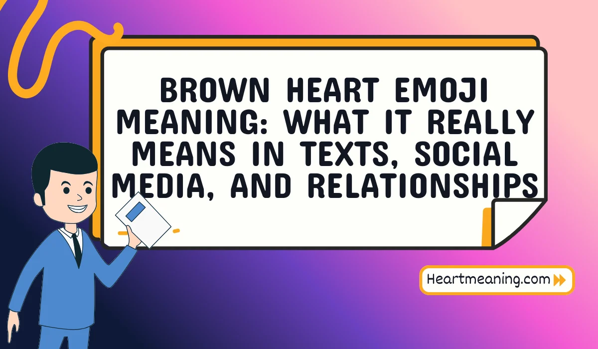 brown heart emoji meaning
