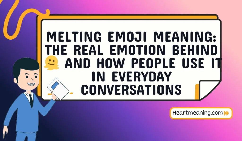 melting emoji meaning