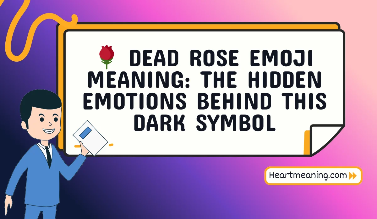 dead rose emoji meaning