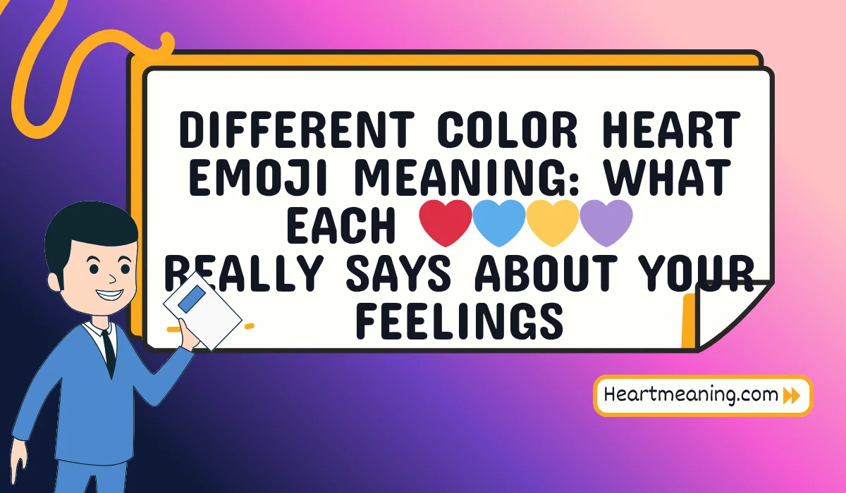 different color heart emoji meaning