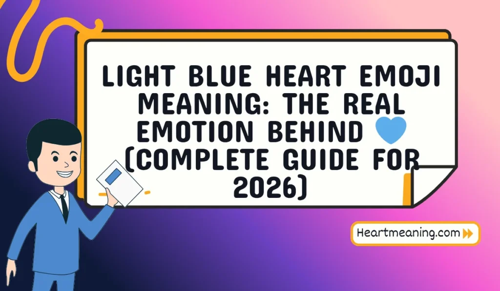 light blue heart emoji meaning
