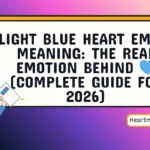 light blue heart emoji meaning