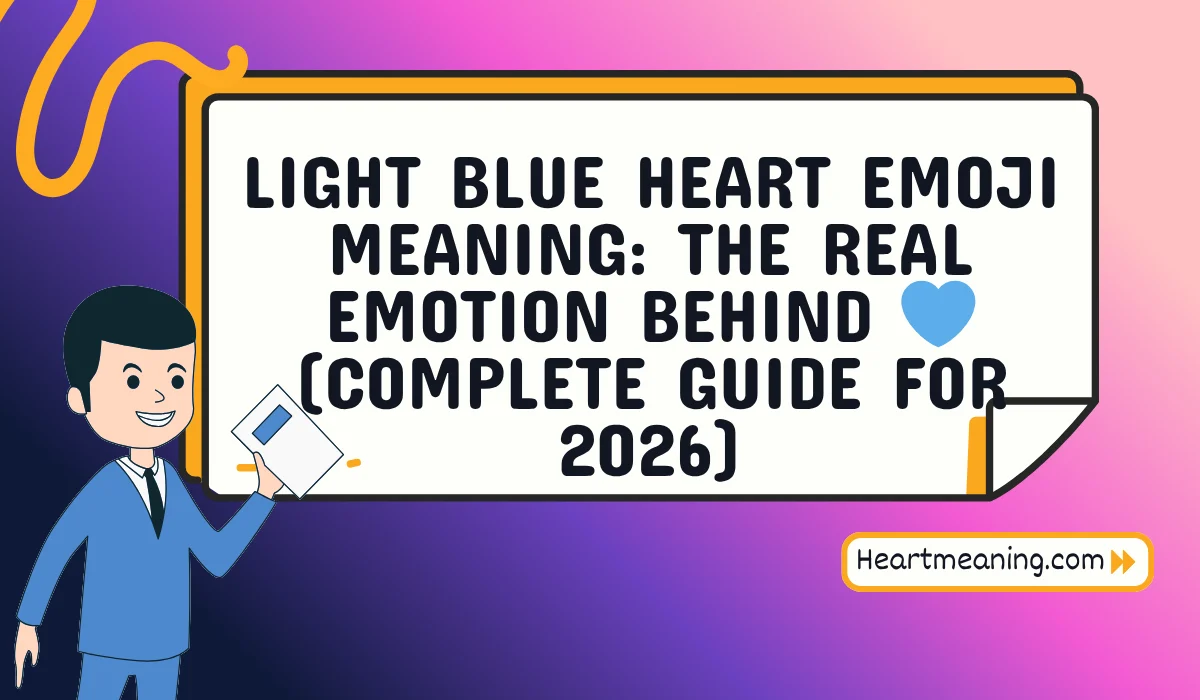 light blue heart emoji meaning