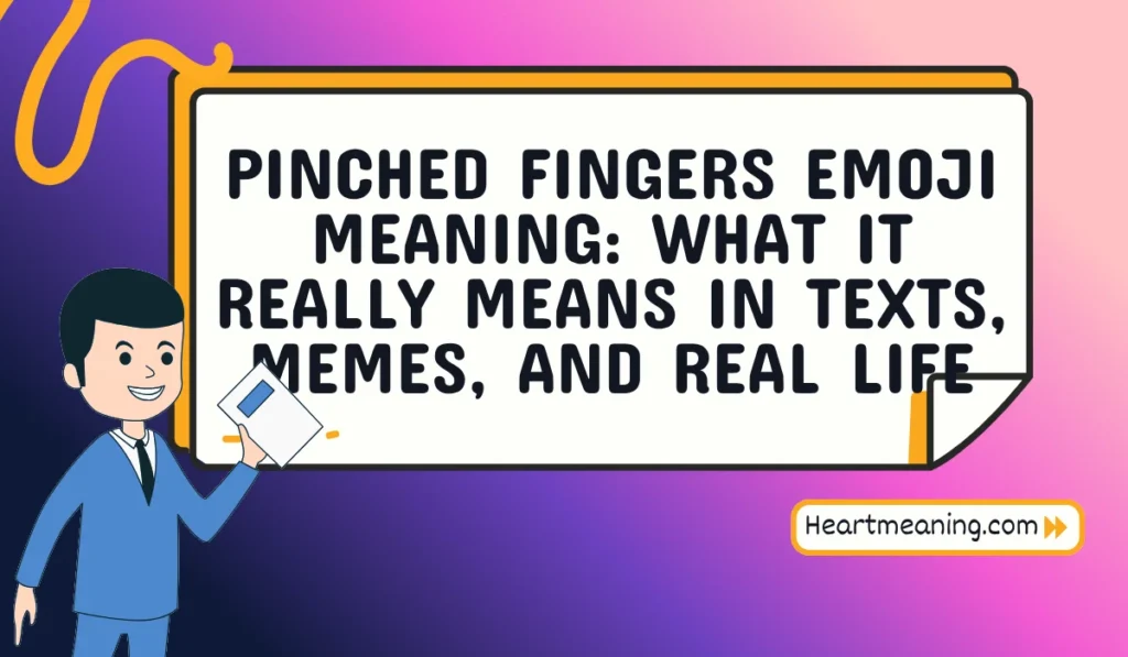 pinched fingers emoji meaning