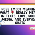 rose emoji meaning