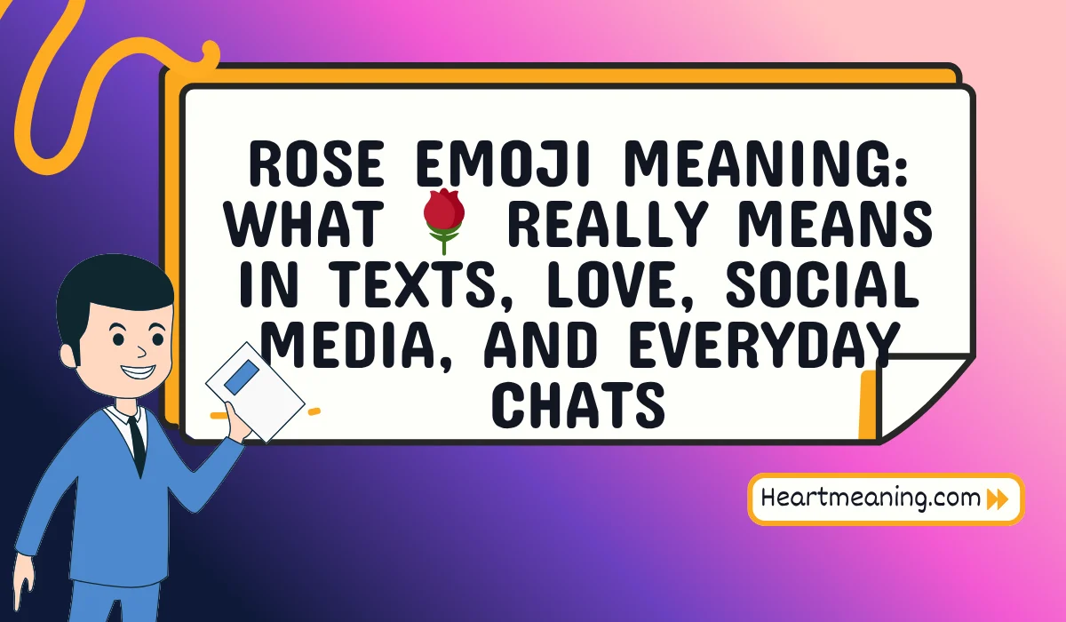 rose emoji meaning