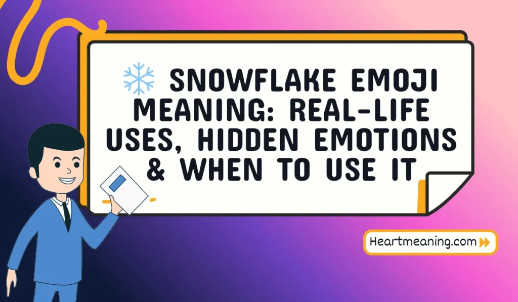 snowflake emoji meaning