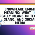 snowflake emoji meaning