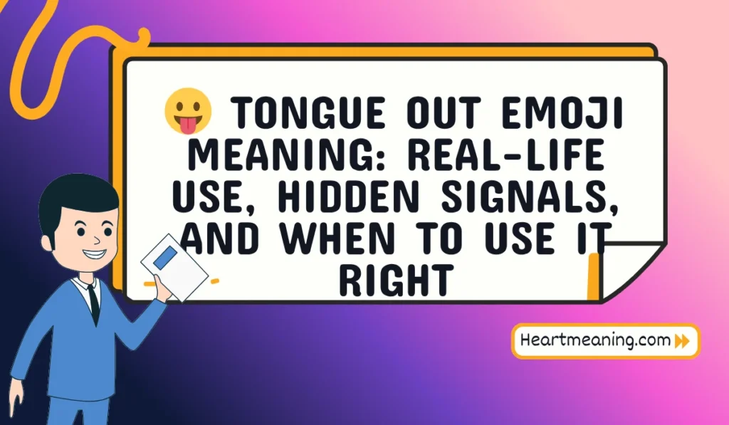 tongue out emoji meaning