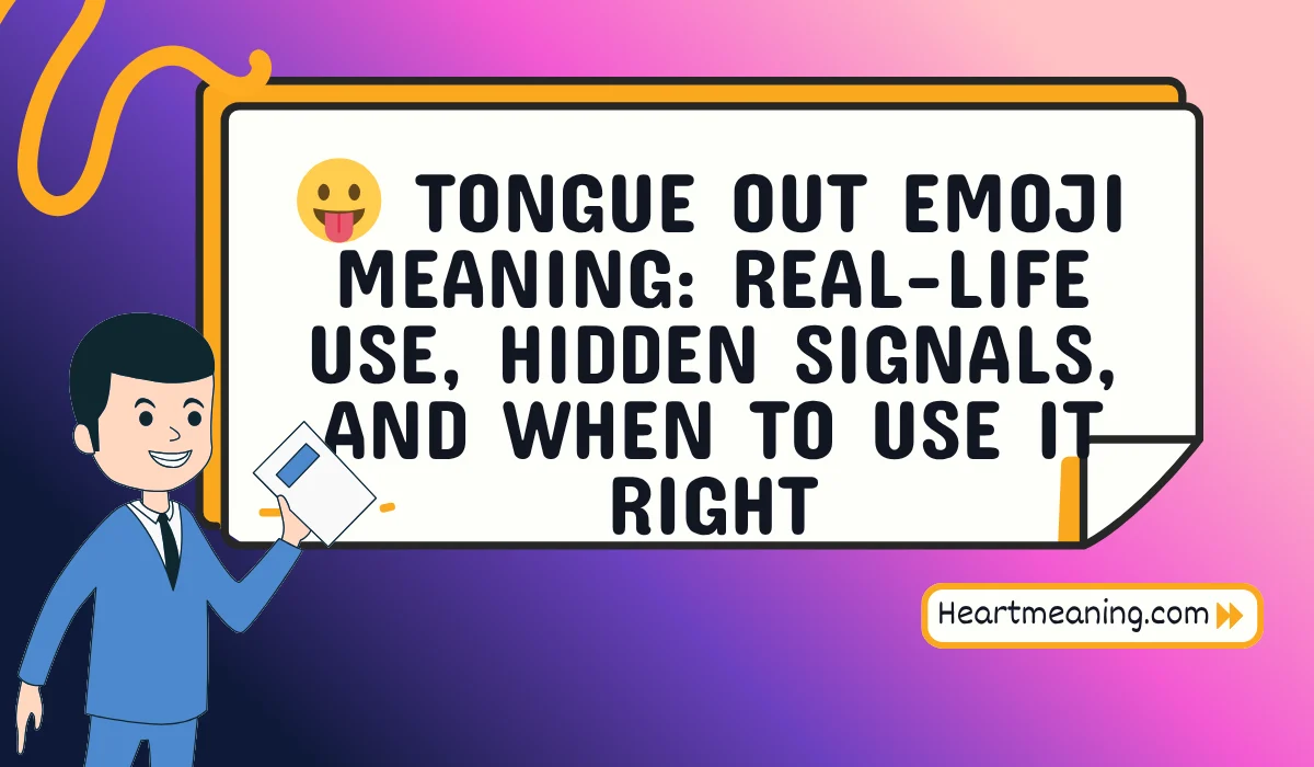 tongue out emoji meaning