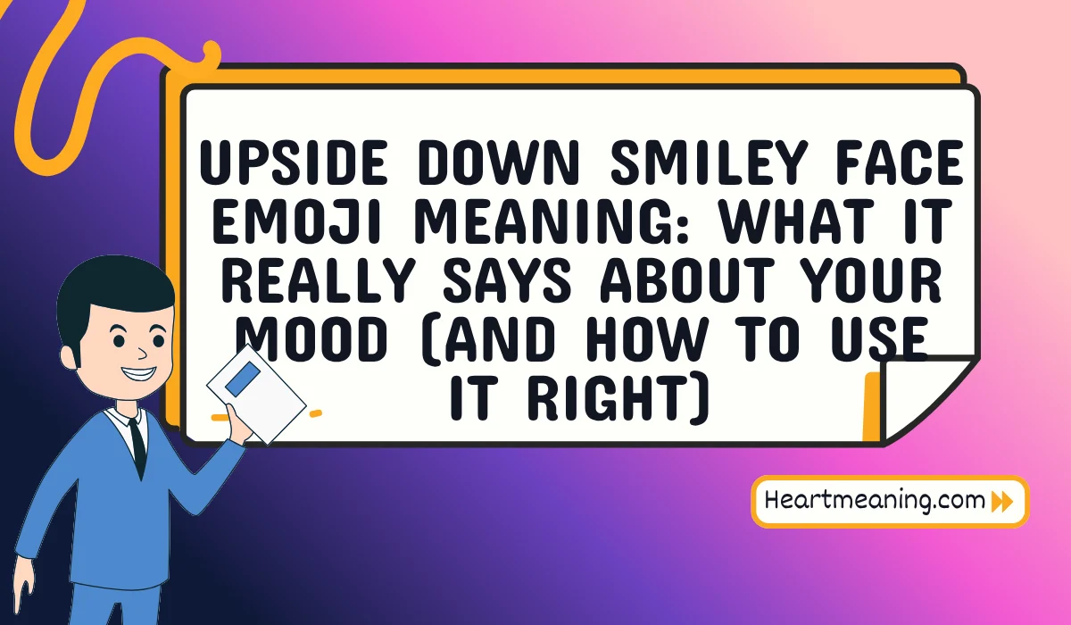 upside down smiley face emoji meaning