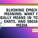blushing emoji meaning