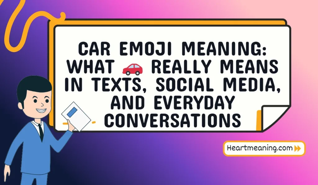 car emoji meaning