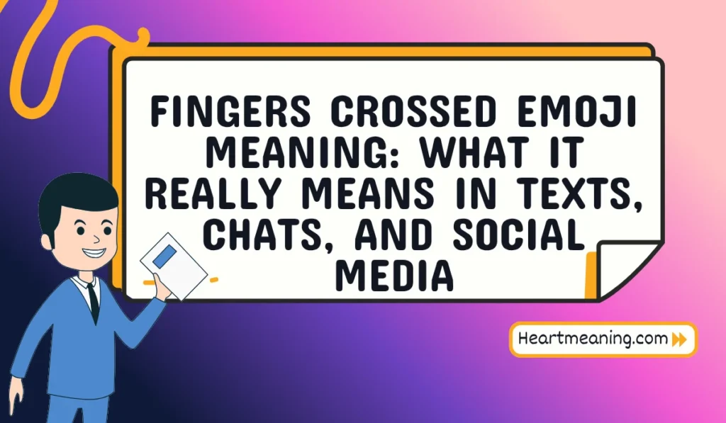 fingers crossed emoji meaning