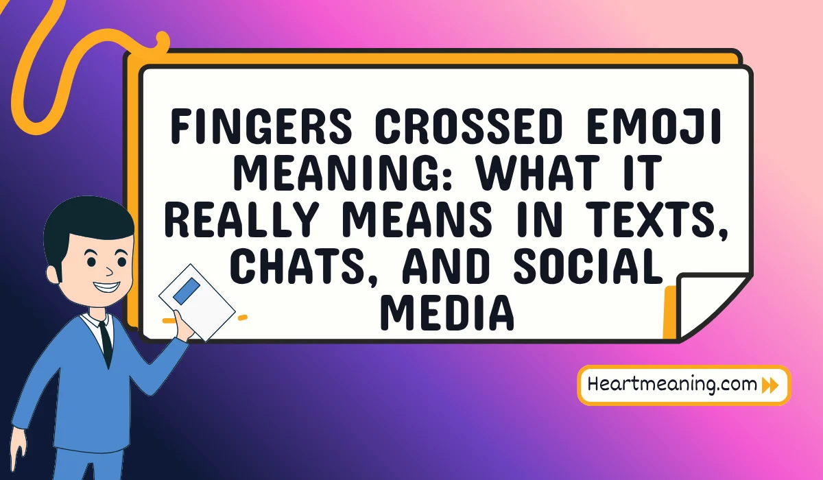 fingers crossed emoji meaning