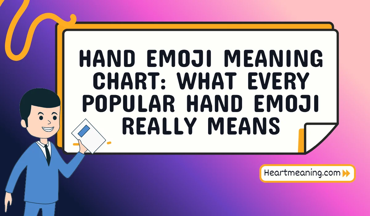 hand emoji meaning chart