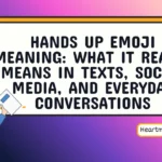 hands up emoji meaning