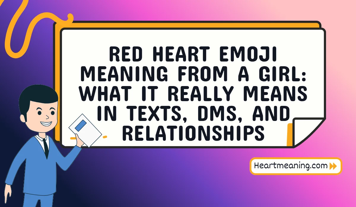 red heart emoji meaning from a girl