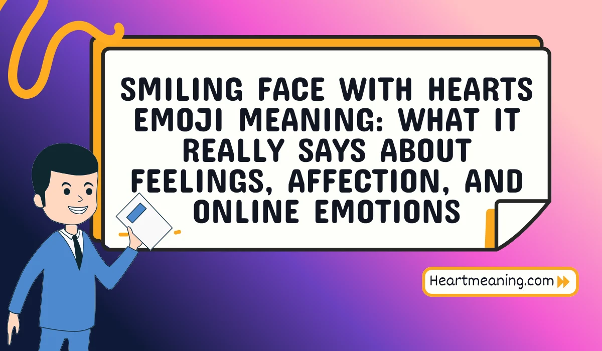 smiling face with hearts emoji meaning