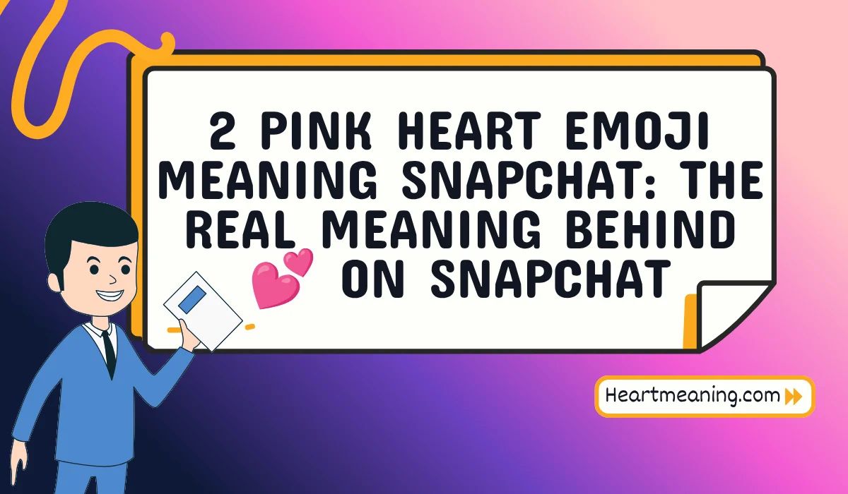 2 pink heart emoji meaning snapchat