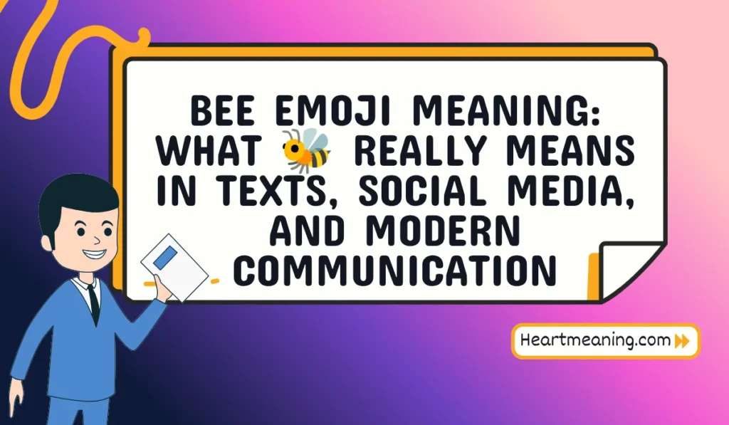 bee emoji meaning