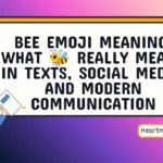 bee emoji meaning