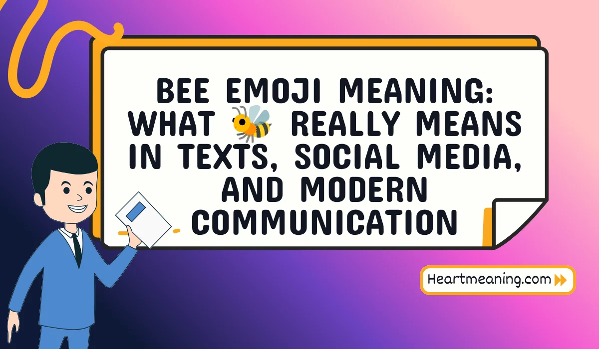 bee emoji meaning