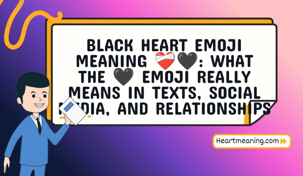 black heart emoji meaning