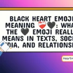 black heart emoji meaning