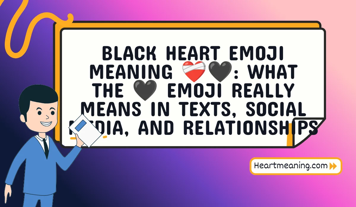 black heart emoji meaning