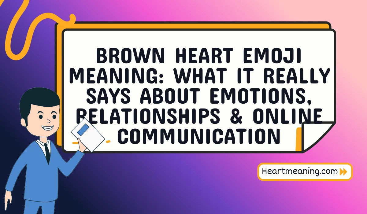 brown heart emoji meaning