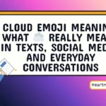 cloud emoji meaning