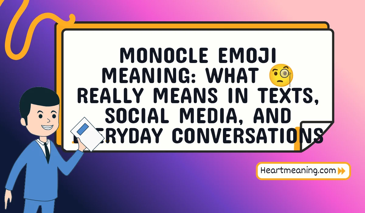 monocle emoji meaning