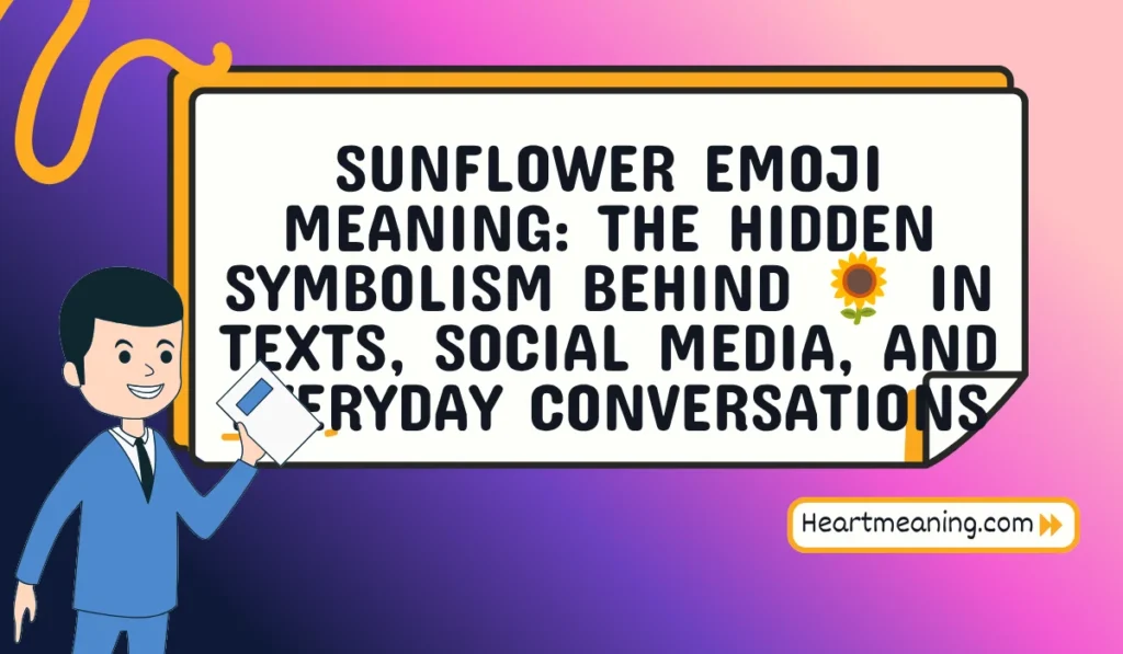 sunflower emoji meaning