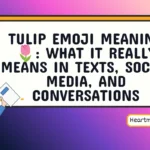 tulip emoji meaning