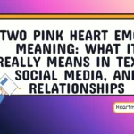 two pink heart emoji meaning
