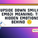 upside down smiling emoji meaning