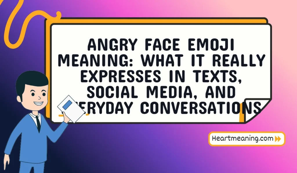 angry face emoji meaning