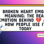 broken heart emoji meaning