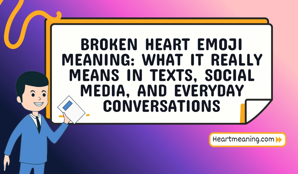 broken heart emoji meaning