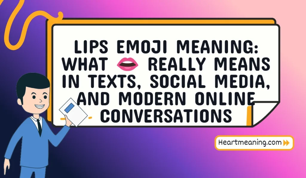 lips emoji meaning