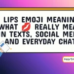 lips emoji meaning