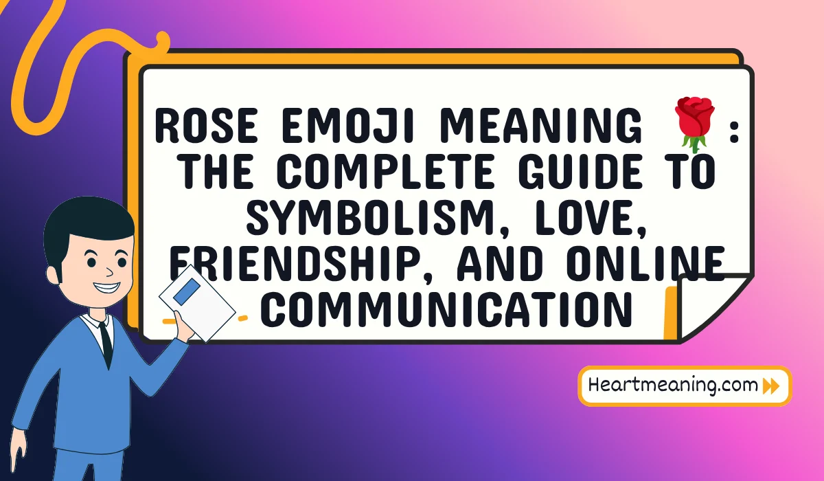 rose emoji meaning