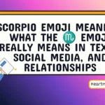 scorpio emoji meaning